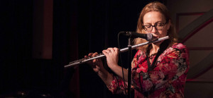 Just one of the reasons we love Colleen so much, she plays sax, clarinet and flute, allowing Kalabash to explore so many different musical textures.